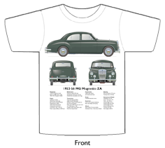 MG Magnette ZA 1953-56 T-shirt Front